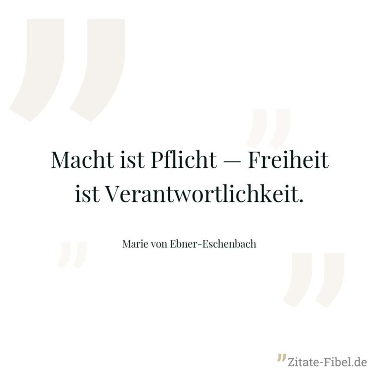Wenn Freiheit, dann Verpflichtend?