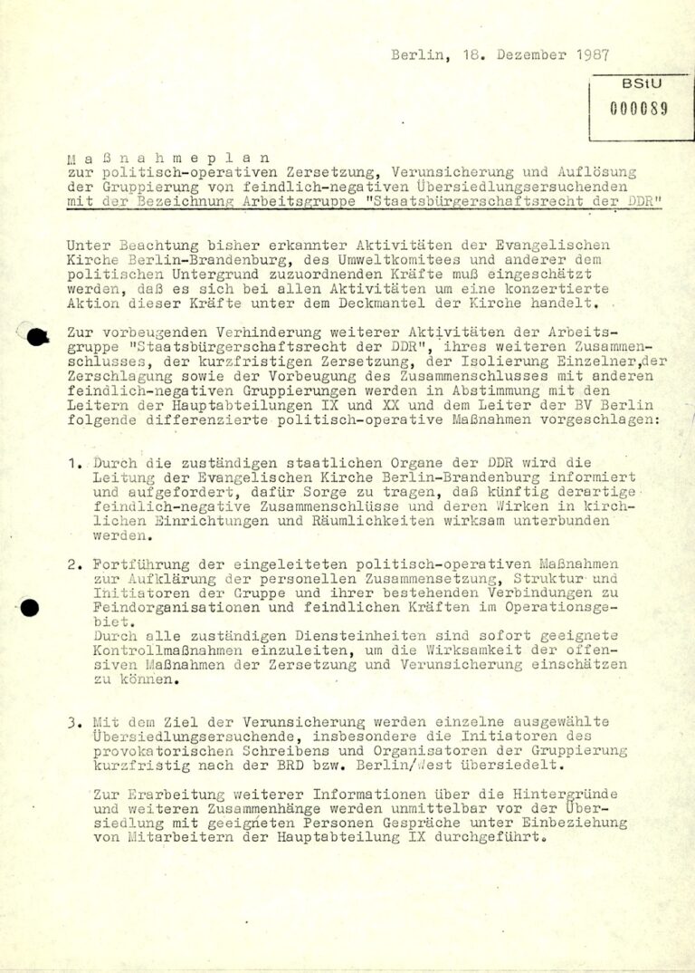 Freizügigkeit unter Bedingungen: DDR-Praktiken in der deutschen Politik