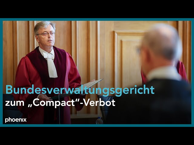 Die Freiheit der Meinung bleibt intakt: Urteil des Bundesverwaltungsgerichts gegen das Compact-Verbot
