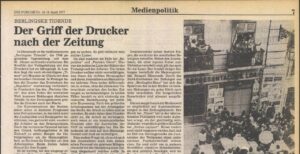 Ein unerwarteter Schlag gegen die Medienwelt