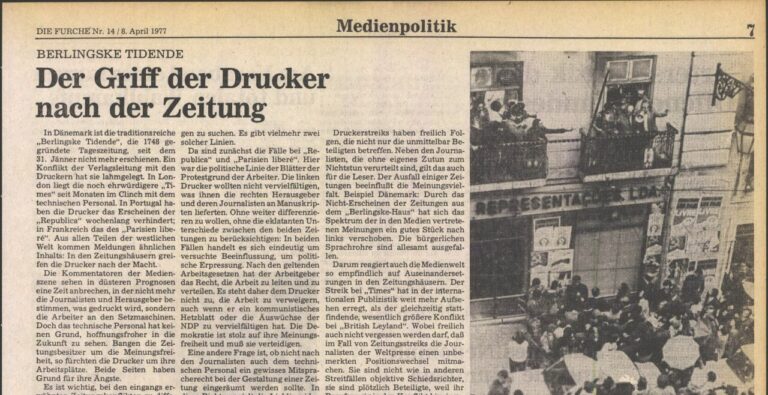 Ein unerwarteter Schlag gegen die Medienwelt