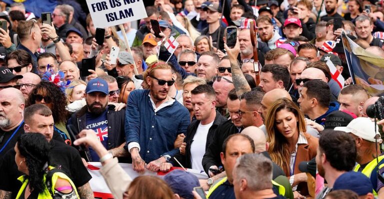 Massenprotest in London: Patriotische Bewegung erhebt sich gegen die Migrationspolitik