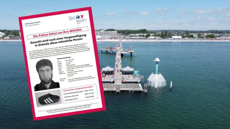 Verbrechen in Grömitz: Polizei veröffentlicht Phantombild nach schwerer Vergewaltigung einer 20-Jährigen