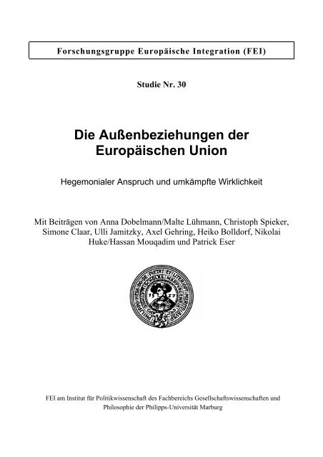 Titel des Artikels: Die Unzulänglichkeit der Union und die prekäre Lage in Deutschland