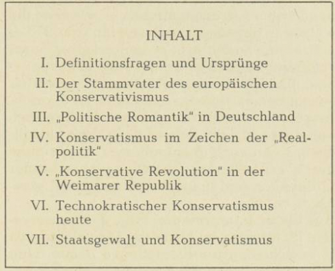 Der Staat bleibt Macht: Eine Kritik an der deutschen Konservatismus
