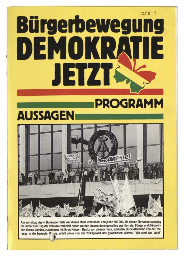 Unsere Demokratie – Eine DDR-Erbe, das Deutschland in den Kampf gegen die Demokratie wirft