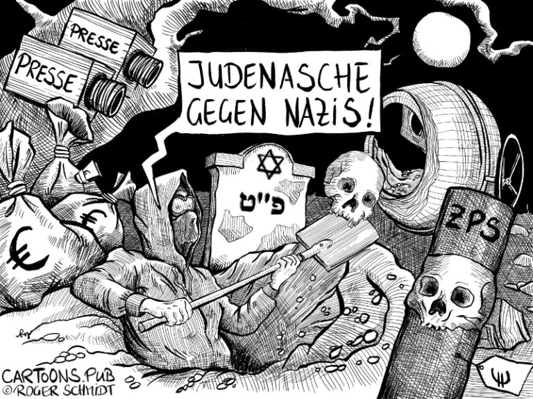 Karikatur als Strafverfolgung – Das Zentrum für Politische Schönheit gerät in den Prozess