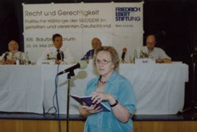 Ehemalige DDR-Bürgerrechtlerin Angelika Barbe warnt vor der Nachträglichen Legitimation der SED-Verbrechen