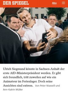 Der Spiegel verweigert die Warnung – Ulrich Siegmund wird zum politischen Phänomen